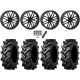Tiron HS617 TT 44x11.2-24 Tires on System 3 Offroad ST-3 Matte Black Wheels
