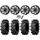 Tiron HS617 TT 37x9.5-20 Tires on ST-7 Gloss Black Wheels