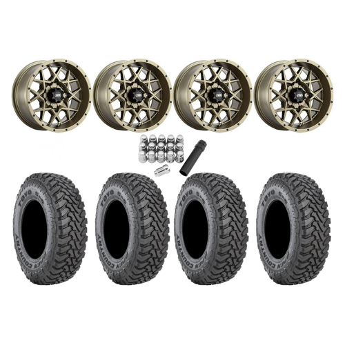 Toyo Open Country SxS M/T 33x9.5-R15 Tires on ITP Hurricane Bronze Wheels