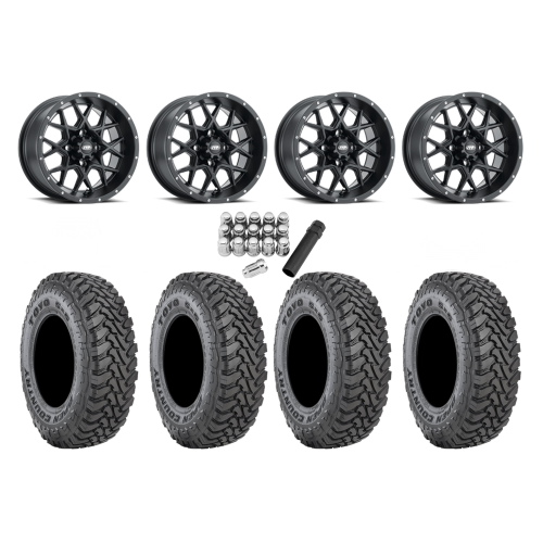 Toyo Open Country SxS M/T 32x9.5-R15 Tires on ITP Hurricane Satin Black Wheels