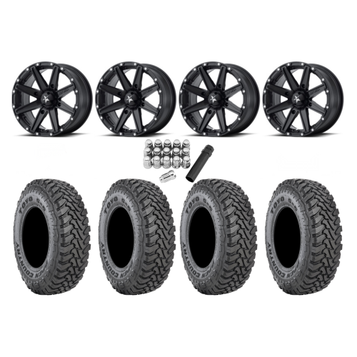 Toyo Open Country SxS M/T 33x9.5-R15 Tires on MSA M33 Clutch Wheels