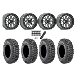 Toyo Open Country SxS M/T 32x9.5-R15 Tires on V07 Satin Graphite Beadlock Wheels Toyo Open Country SxS M/T 32x9.5-R15 Tires on V07 Satin Graphite Beadlock Wheels