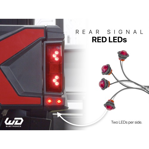 WD Electronics Universal Signal Pro 6-LED (Independent Rear) Turn Signal Kit WD Electronics Universal Signal Pro 6-LED (Independent Rear) Turn Signal Kit
