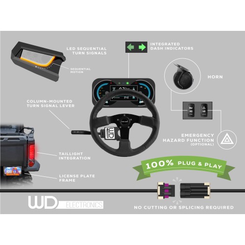 WD Electronics Polaris Ranger SP 570 (2022+) Signal Pro Sequential Turn Signal Kit WD Electronics Polaris Ranger SP 570 (2022+) Signal Pro Sequential Turn Signal Kit