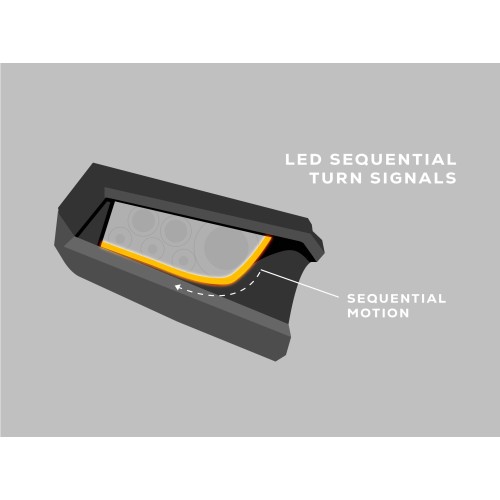 WD Electronics Polaris Ranger XP 1000 Northstar (2025+) Signal Pro Combo: Auxiliary Lights + Sequential Turn Signal Kit