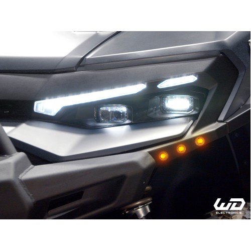 WD Electronics Can-Am Defender HD11 (2026+) Signal Pro 6-LED Turn Signal Kit WD Electronics Can-Am Defender HD11 (2026+) Signal Pro 6-LED Turn Signal Kit