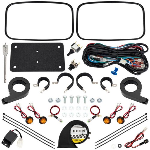 Tusk Horn & Signal Kit with Mirrors Tusk Horn & Signal Kit with Mirrors