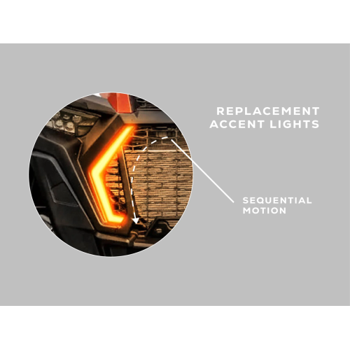 WD Electronics Polaris RZR XP 1000 / XP Turbo (2019-2023) - Combo Fangs & Sequential LEDs
