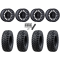 Tusk Terrabite 30x10-15 Radial Tires on Fuel Rincon Blackout Beadlock Wheels