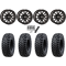 Tusk Terrabite 30x10-14 Radial Tires on HL21 Gloss Black Wheels
