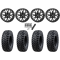 Tusk Terrabite 30x10-14 Radial Tires on ITP Hurricane Satin Black Wheels