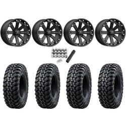 Tusk Terrabite 28x10-14 Radial Tires on MSA M20 Kore Wheels