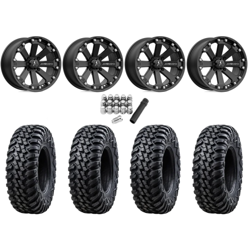 Tusk Terrabite 28x10-14 Radial Tires on MSA M20 Kore Wheels
