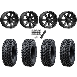 Tusk Terrabite 31x10-14 Radial Tires on MSA M33 Clutch Wheels