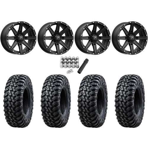 Tusk Terrabite 31x10-14 Radial Tires on MSA M33 Clutch Wheels