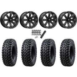 Tusk Terrabite 28x10-14 Radial Tires on MSA M42 Bounty Wheels