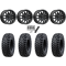 Tusk Terrabite 28x10-15 Radial Tires on MSA M43 Fang Titanium Tint Wheels