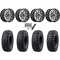 Tusk Terrabite 28x10-14 Radial Tires on MSA M45 Portal Machined Wheels