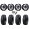 Tusk Terrabite 32x10-15 Radial Tires on MSA M51 Thunderlips Machined Wheels