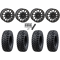 Tusk Terrabite 33x10-15 Radial Tires on SB-5 Matte Black Beadlock Wheels