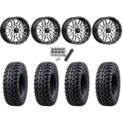 Tusk Terrabite 32x10-16 Radial Tires on MSA M38 Brute Machined Wheels