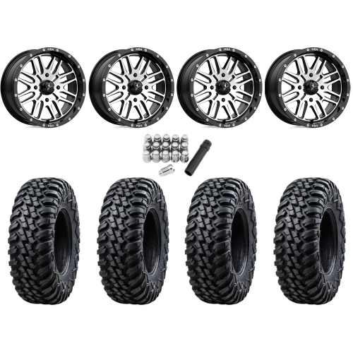 Tusk Terrabite 32x10-16 Radial Tires on MSA M38 Brute Machined Wheels