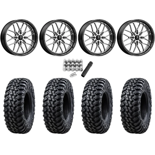 Tusk Terrabite 32x10-16 Radial Tires on MSA M45 Portal Machined Wheels