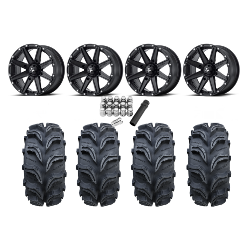 Interco Vampire 2 25x8-12 & 25x10-12 Tires on MSA M33 Clutch Wheels
