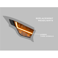 WD Electronics Kawasaki KRX Replacement Headlights Turn Signal Kit