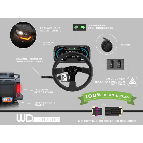 WD Electronics Can-Am Commander (2021+) Replacement Signature Turn Signal Kit WD Electronics Can-Am Commander (2021+) Replacement Signature Turn Signal Kit
