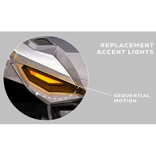 WD Electronics Yamaha Wolverine RMAX Replacement Accent Turn Signal Kit