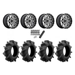 Assassinator Mud Tires 29.5x8-14 on MSA M45 Portal Machined Wheels
