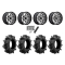 Assassinator Mud Tires 28x8-14 on MSA M45 Portal Machined Wheels