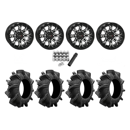 Assassinator Mud Tires 29.5x8-14 on ST-6 Machined Wheels