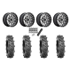 BKT AT 171 30x9-14 Tires on MSA M45 Portal Machined Wheels
