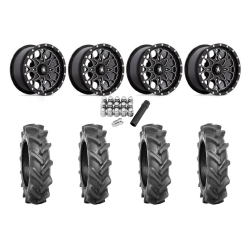 BKT AT 171 28x9-14 Tires on MSA M45 Portal Milled Wheels