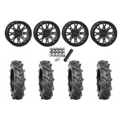 BKT AT 171 30x9-14 Tires on ST-6 Dark Tint Wheels