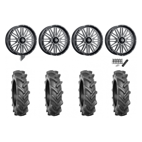 BKT AT 171 35x9-22 Tires on ITP Momentum Milled Wheels