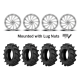 BKT TR 171 42x9.5-24 Tires on MSA M46 Blade Chrome Wheels