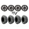 Interco Bogger 28x10-14 Tires on HL3 Gloss Black Wheels