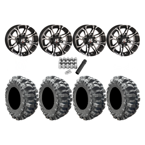 Interco Bogger 28x10-14 Tires on HL3 Machined Wheels