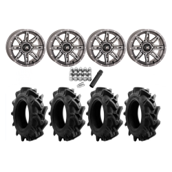 EFX Motohavok 31x8.5-14 Tires on HL22 Gunmetal Grey Wheels EFX Motohavok 31x8.5-14 Tires on HL22 Gunmetal Grey Wheels