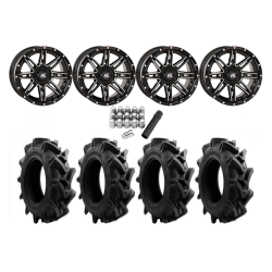 EFX Motohavok 31x8.5-14 Tires on HL22 Gloss Black and Machined Wheels EFX Motohavok 31x8.5-14 Tires on HL22 Gloss Black and Machined Wheels