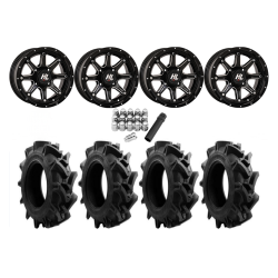 EFX Motohavok 28x8.5-14 Tires on HL4 Gloss Black Wheels EFX Motohavok 28x8.5-14 Tires on HL4 Gloss Black Wheels