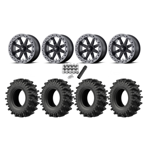 EFX MotoSlayer 30x9.5-16 Tires on MSA M31 Lok2 Beadlock Wheels