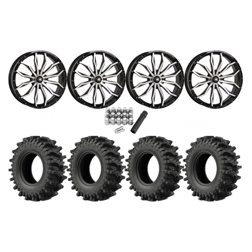 EFX MotoSlayer 35x9.5-24 Tires on HL21 Machined Wheels
