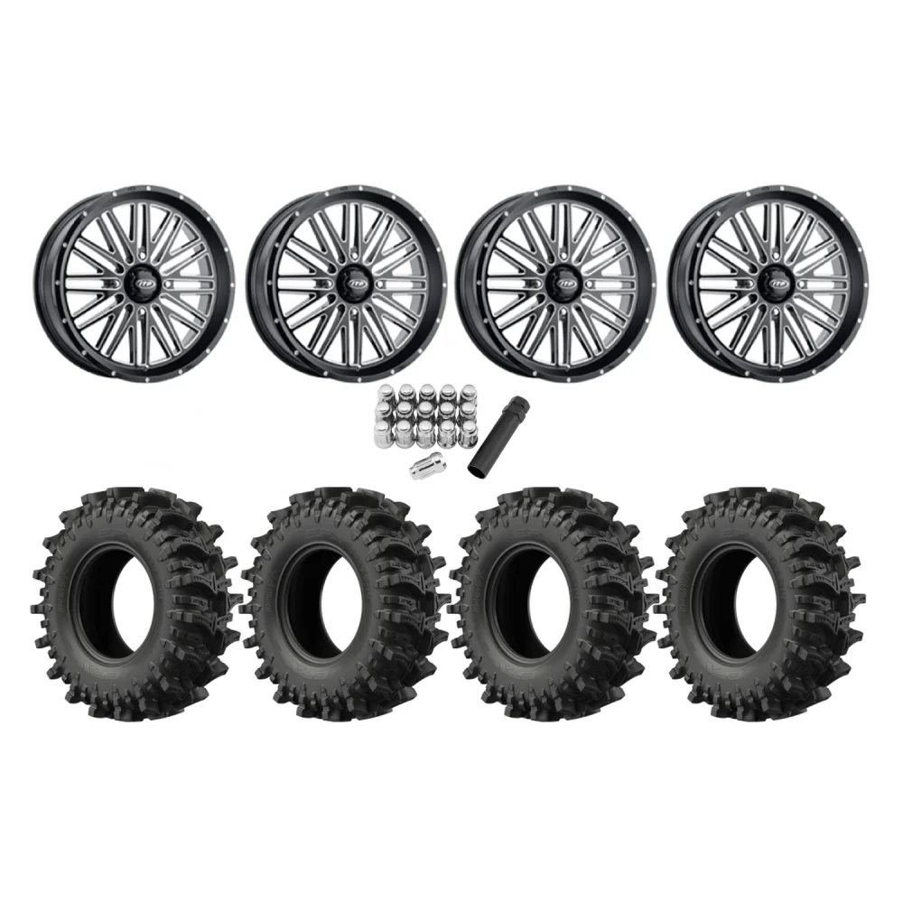 EFX MotoSlayer 32x9.5-18 Tires on ITP Momentum Wheels, complete kit