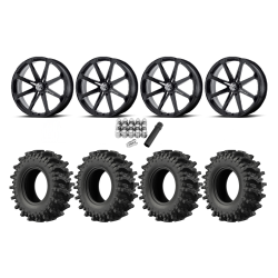EFX MotoSlayer 32x9.5-18 Tires on MSA M12 Diesel Wheels EFX MotoSlayer 32x9.5-18 Tires on MSA M12 Diesel Wheels