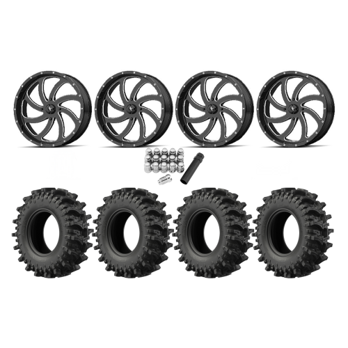 EFX MotoSlayer 32x9.5-18 Tires on MSA M36 Switch Milled Wheels