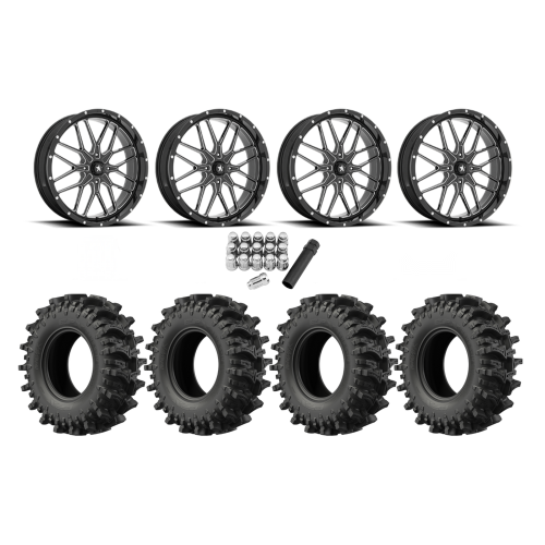 EFX MotoSlayer 32x9.5-18 Tires on MSA M45 Portal Milled Wheels
